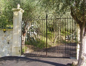 The main gate of the estate